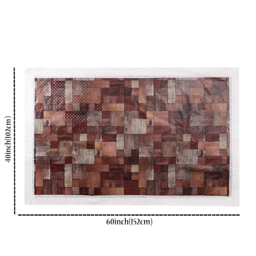 Image of Dakshya Industries PVC Waterproof Center Table Cover 40 x 60 Inch | Rectangle Coffee Table Cover | Spill Proof Oil Resistant Dustproof Heat Resistant Wipe Clean