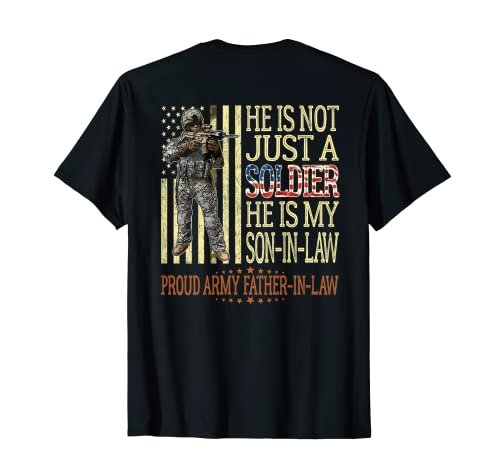 Uomo Mio figlio è un soldato - Orgoglioso regalo del suocero dell'esercito Maglietta
