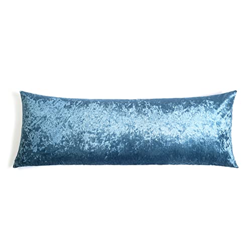 Body Pillow Cover Luxury Body Pillowcase With Hidden Zipper Closure Detachable Body Pillow Case Cover Ice Velvet For Adults Pregnant Women, 20"X54",Haze Blue #TOP7
