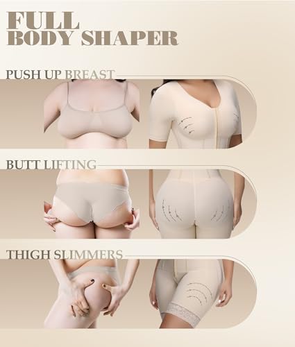 Image of M MYODRESS Fajas Colombianas Moldeadoras Shapewear for Women Faja Body Shaper Tummy Control Post Surgery Compression Garment