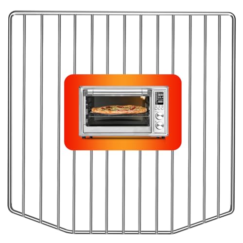 Replacement Air Fryer cooling rack for Cosori Smart 12 in 1 26QT Air Fryer Convection Toaster Oven, 14.1''*11.8'' Air Fryer Stainless Steel Wire Rack Basket Tray Accessories Parts, Dishwasher Safes