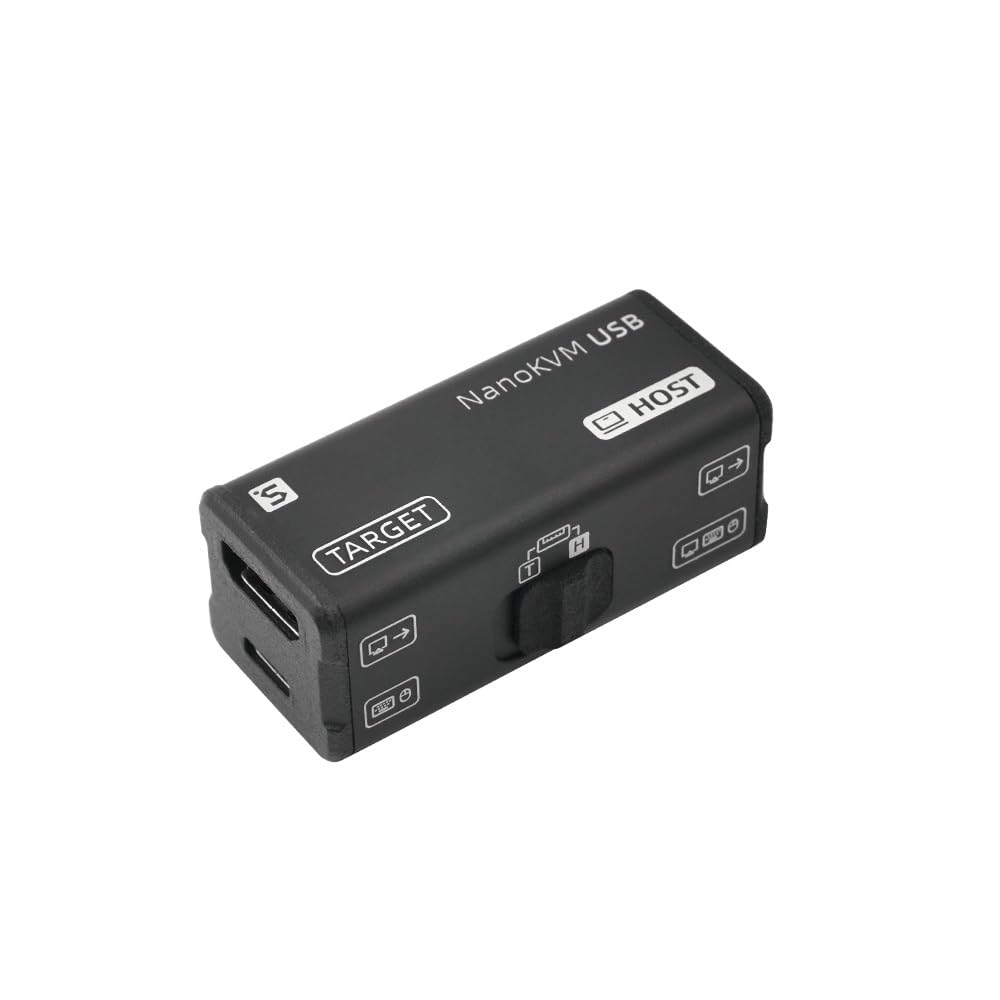 youyeetoo Sipeed NanoKVM-USB, 4K USB KVM, für Headless Device Management, für Server/SBCs, einfach zu bedienen und zu warten/Multi-Device Collaboration Tool