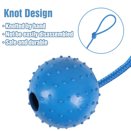 Ball on Rope Dog Toy, 2Pcs Dog Ball on Rope Dog Rope Toys Ball Exercise and Reward Toy for Dogs for Chew Training Pull Throw Toy Tug Toy Dogs Fetch Toys Belgian Malinois Gifts Ball on Rope Dog Toy, 2Pcs Dog Ball on Rope Dog Rope Toys Ball Exercise and Reward Toy for Dogs for Chew Training Pull Throw Toy Tug Toy Dogs Fetch Toys Belgian Malinois Gifts