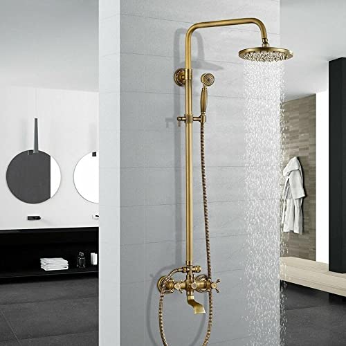 Wand-Duschsystem Mit Regendusche & Handbrause – 3 Funktionen, Poliertes Chrom