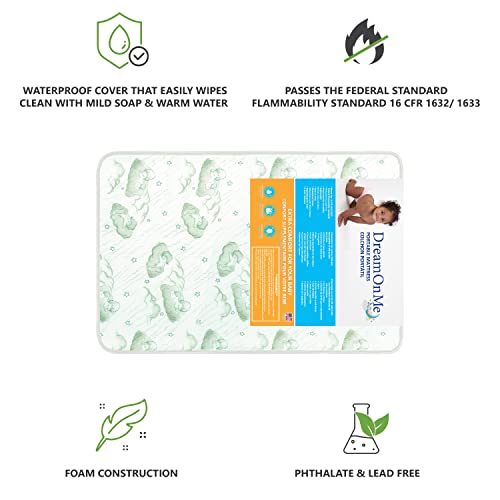 Dream On Me 3” Square Corner Playmat, Greenguard Gold Certified, Playtime Comfort, Reinforced Waterproof Vinyl Cover, Environment Safe Playmat #TOP2