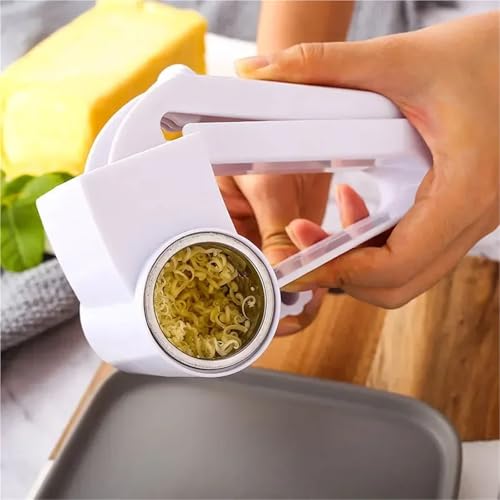 Rallador giratorio multipropósito con tambores de acero inoxidable miniatura 4