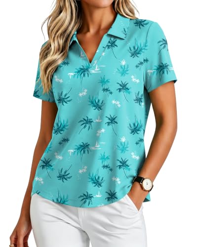 PINSPARK Loose Fit Golf Tennis Polo