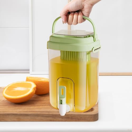 Dispensador de agua de 2l para nevera con grifo práctico 6
