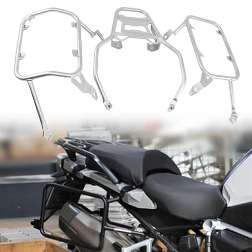 Porte-bagages BMW R1250GS en acier inoxydable robuste pour top-case et sacoches de selle