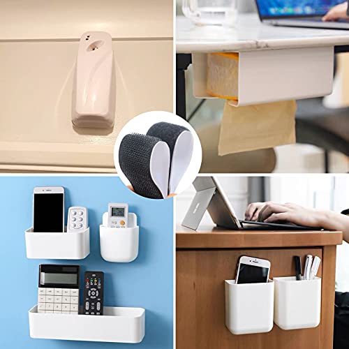 Hook Loop Strips With Adhesive - Melsan Industrial Strength Sticky Back Fasteners Hook And Loop Tape For Mounting, Hanging, Or Organizing Items Indoors Or Outdoors | Black, 12 Pairs 1X7 Inch #TOP4