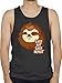 Shirtracer Manga & Comic Zubehör - Sleep, eat, Sleep, Repeat - Faultier - S - Schwarz - top faultier - BCTM072 - Tanktop Herren und Tank-Top Männer