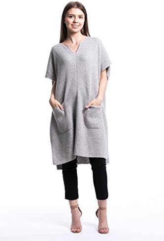 Gobi Cashmere 100% Pure Cashmere Free Size Poncho