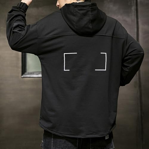 Mens Athletic Hoodies Sport Jackets Slim Fit Drawstring Hooded Outwears Stand Collar Sweatshirts Outdoor Coat 6