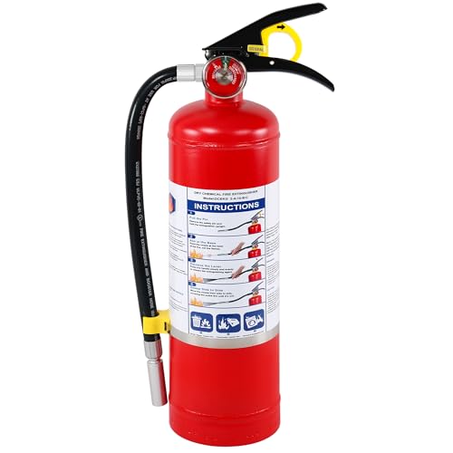 ABC Dry Chemical Fire Extinguishers 5 lb 2a10bc Fire Extinguisher for Home Business Boat Truck Quick Release Handle Ideal for Electrical & Grease Fire Extinguisher