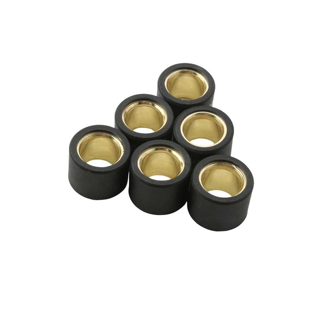 Lot de 6 galets de variateur de 13 g (21 x 17 mm) for scooters Pia Beverly 125 Tourer EU3, Carnaby MP3 IE X Evo X7 X10 125 cm³ - Pièces de rechange