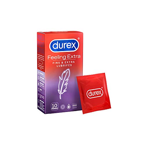 Durex Feeling Extra Kondome für Männer, 10 Stück