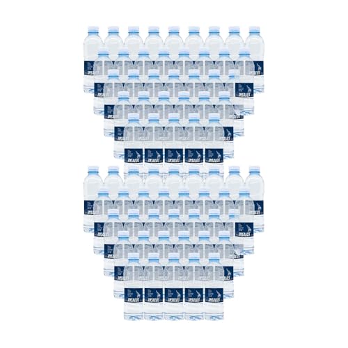 Agua Mineral Natural Insalus 330 ml – Pack 70 Botellas (2 packs de 35 botellas, 23,1 Litros) – Bajo Sodio, pH 7,4, Sin Gas – Ideal para Llevar, Oficina y Eventos
