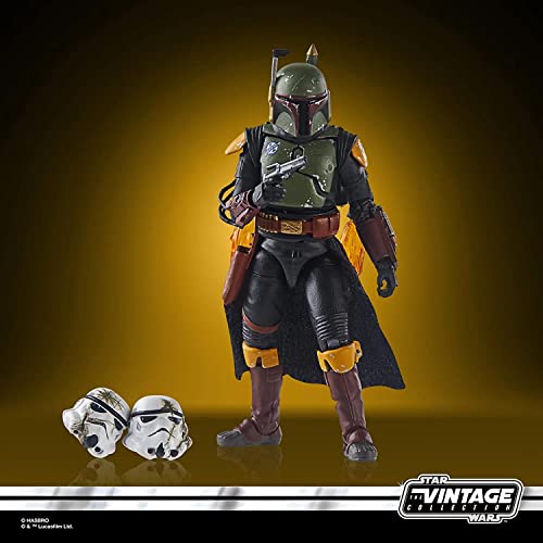 Star Wars Hasbro colección Vintage - Boba Fett (Tatooine) Figura de Lujo a Escala de 9,5 cm The Book of Boba Fett Juguete para niños y niñas (F5894)