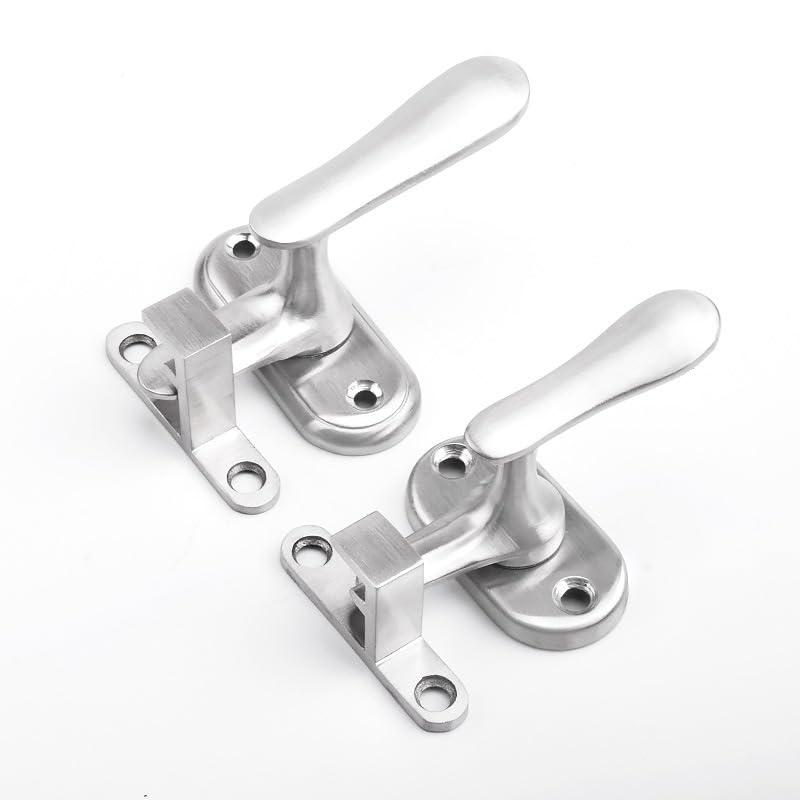 MRKU Maniglie per finestre, Serrature per Porte e finestre in Acciaio Inox, chiavistelli di Sicurezza scorrevoli, Accessori di ferramenta.