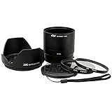  Kiwifotos Objektiv Zubehörset 6 teilig für Nikon Coolpix P600, P610, P610s mit Objektivadapter, UV Filter, Polarisationsfilter, Gegenlichtblende, Objektivdeckel, Objektivdeckelhalter
