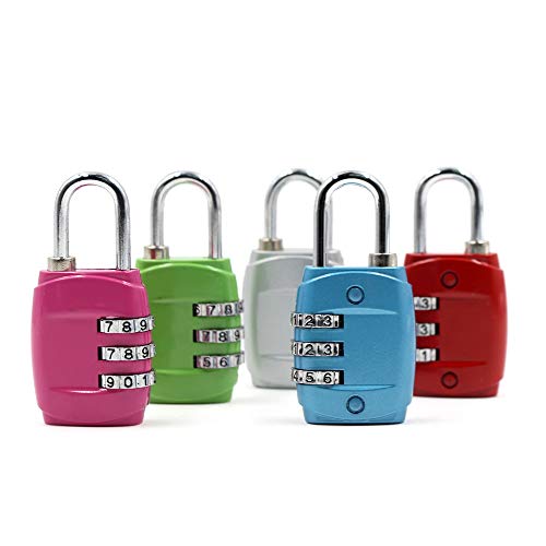 DECDEAL 3 Dial Combinação de Dígitos Senha Código de Bloqueio Bloqueio Proteger Locker para Mala de