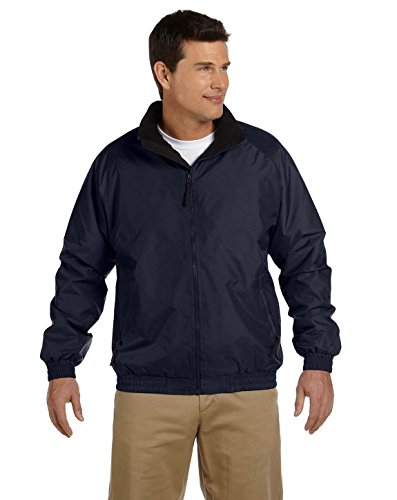 M740 Fleece Lined Nylon Jacket Navy/Black Medium3