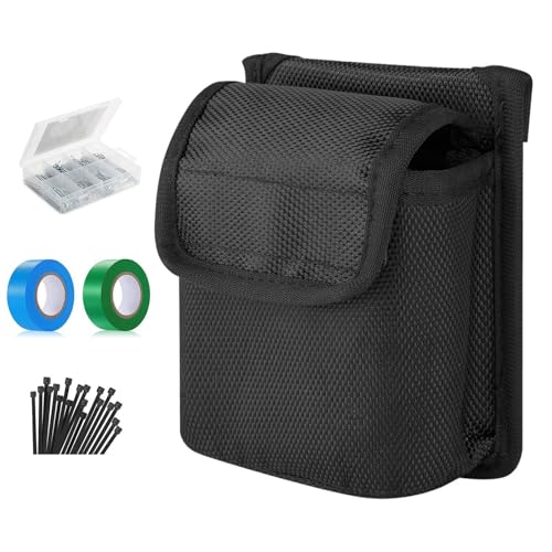 Funda para cinta métrica, bolsa para herramientas de carpintero, bolsa porta metro | Funda para colgar el cinturón para cinta métrica, funda compacta para cinta métrica,
