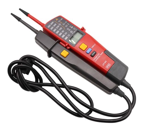 Image of UT18C Voltage Tester, Professional Continuity Tester, IP65 Waterproof Phase Rotation Meter, Multifunctional Electrical Circuit Voltage Meter Tester, LCD Display, Automatic Range, AC /DC 12V-690V