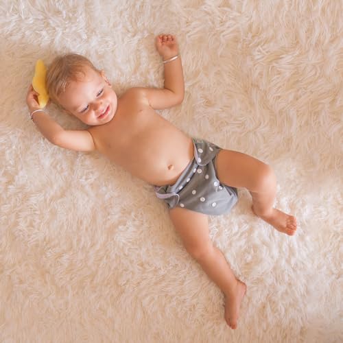 ALVABABY Baby Cloth Diaper 6 Pack with 12 Inserts One Size Cloth Diaper Covers Adjustable Washable Reusable for Baby Girls and Boys by ALVA - Image 6
