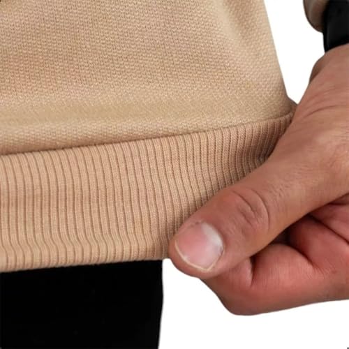 Moletom Masculino New York Gola Careca Macio Flanelado Tecido Premium - Bege/GG