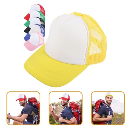 Gorras de béisbol ajustables transpirables Ciieeo con protección solar infantil lote de 6 5