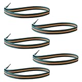 100% poliester Pulsera de cinta ajustable de ESPAÑA con cuenta de acero de sujeción, 10 mm de grosor y 35 cm de largo 100% poliester. Color VERDE GUARDIA CIVIL (5 pulseras).