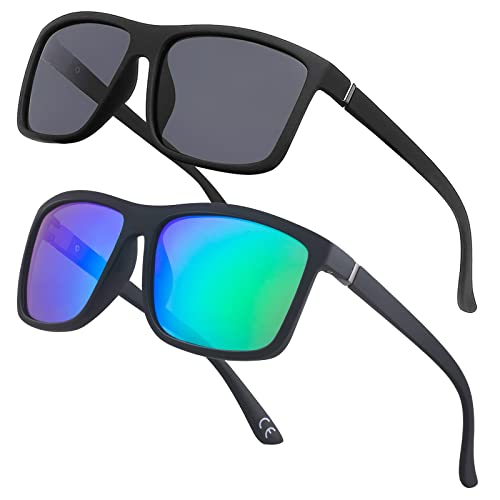 Image of Men's Sports Polarized Sunglasses Square Frame Glasses NP1007