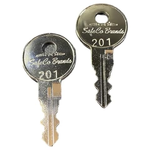 Replacement Keys for Better Built Boxes Key Codes 201-219 2-Keys SafeCo Brands (209 Better Built) Cover