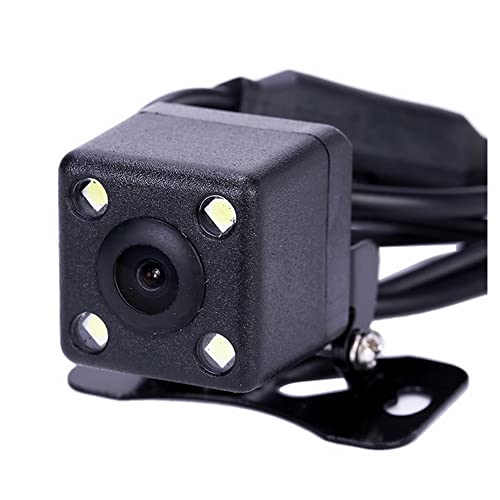 Car Rear View Camera Universal 4 LED Night Vision Backup Parking Reverse Camera Waterproof 170 Wide Angle Color Image