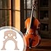 Precision Handcrafted 1/8 Cello Bridge, Maple, Enhanced Resonance And Direct Use For Superior Sound