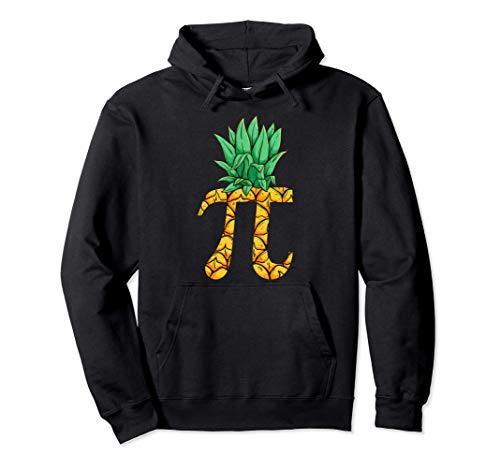 Día del Pi de Piña Profesor de Matemáticas Divertido Sudadera con Capucha