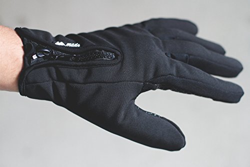 Mountain Made Cold Weather Genesis Gloves for Men and Women (Black, Medium) - Thumbnail 6