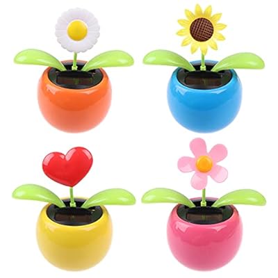 Solar Dancing Flowers with Heart