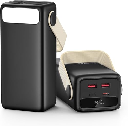 60000mAh Power Bank-22.5W Schnellladung PD20W Powerbank Großkapazitäts-Akkupack Tragbares Ladegerät für iPhone/Android und ist EIN Muss für Outdoor-Reisen und Camping