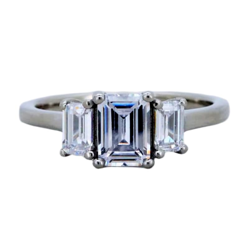 Bague en argent 925 imposante sertie de nacre CZ éclatante de haute joaillerie