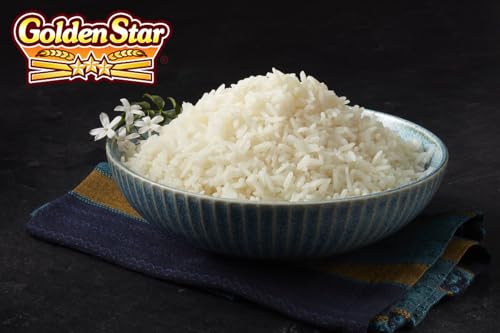 Image of Golden Star Thai Hom Mali White Jasmine Rice - Prime Grade White Rice - 2 lb Bag (Pack of 2)