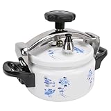 Depisuta Pressure Cooker, Easy to Open and Close Aluminium Alloy Pressure Canner, Universal Pot with Compound Bottom for Electric Stove, Induction Cooker, Gas Stove, Flat Top (3L)
