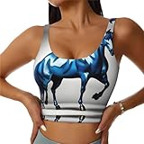 Photo Gallery jkiegoq blue horse - canotta sportiva da donna, per yoga, allenamento, fitness, atletica, nero, large Photo Gallery jkiegoq blue horse - canotta sportiva da donna, per yoga, allenamento, fitness, atletica, nero, large