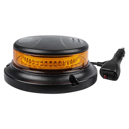 Aohewei Luz Led De Advertencia Ámbar, 8 Intermitentes Y 2 Patrones Giratorios 12 24 V 36 Piezas De Lámpara Estroboscópica Led Con Base Magnética Para Vehículos Autobuses Escolares Tractores Camiones Aohewei Luz Led De Advertencia Ámbar, 8 Intermitentes Y 2 Patrones Giratorios 12 24 V 36 Piezas De Lámpara Estroboscópica Led Con Base Magnética Para Vehículos Autobuses Escolares Tractores Camiones