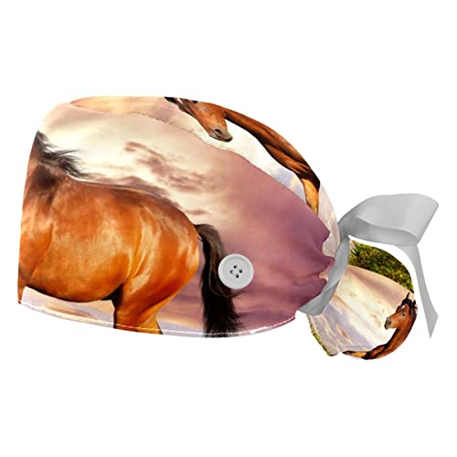 Casquettes de travail respirantes JDEZ lot de 2 couvre-chefs unisexes pour personnel actif