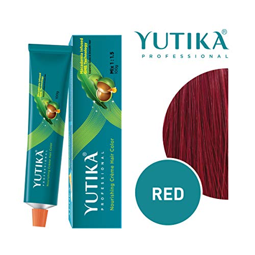 Image of YUTHIKA Professional Creme Hair Color 100gm Red