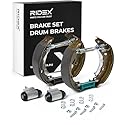RIDEX 3859B0327 Bremsensatz Trommelbremse Bremsbacken Set mit Handbremshebel Hinten Kompatibel mit OPEL Corsa F Rocks-E Schrägheck CORSA F Kasten/Schrägheck, PEUGEOT 208 I Schrägheck CA, CC 301