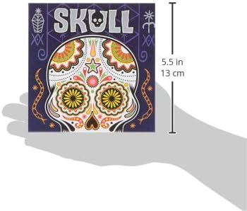 Skull Party Game - Bluffing and Strategy Game Fun for Game Night, Family Board Game for Kids & Adults, Ages 13+, 3-6 Players, 30 Minute Playtime, Made by Space Cowboys