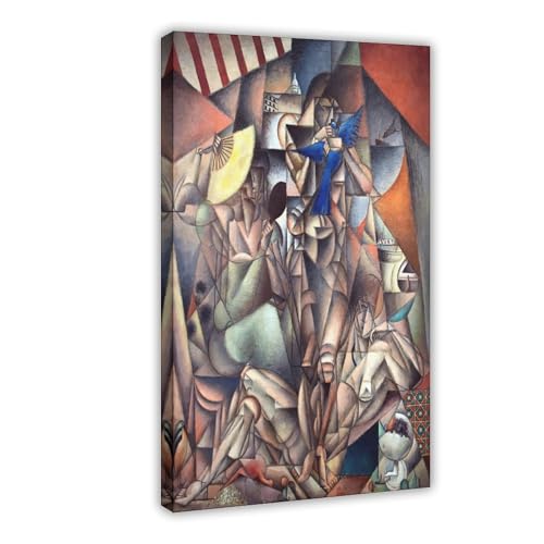 Impression Jean Metzinger The Blue Bird tableau avec cadre de qualité
